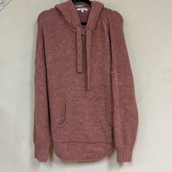 Madewell Wilmington dusty rose Hoodie Sweater size large - Picture 2 of 7